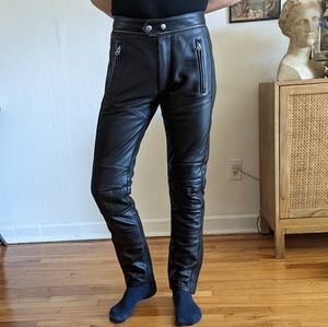 Isabel Marant H&M size 29 black leather pants